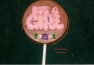 4080 It's A Girl Round Chocolate or Hard Candy Lollipop Mold